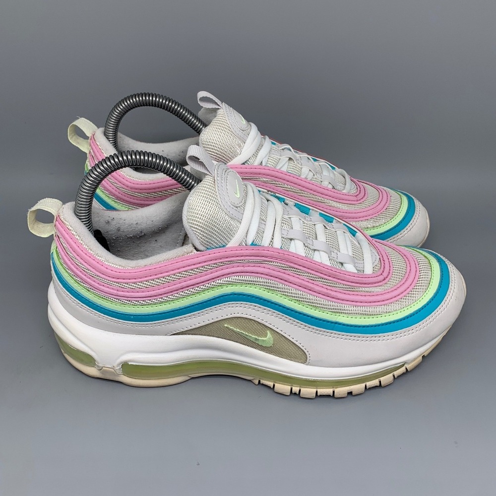 Nike Air Max 97 Easter Pastel Running Shoes CW7017-100 Women's Sz 8